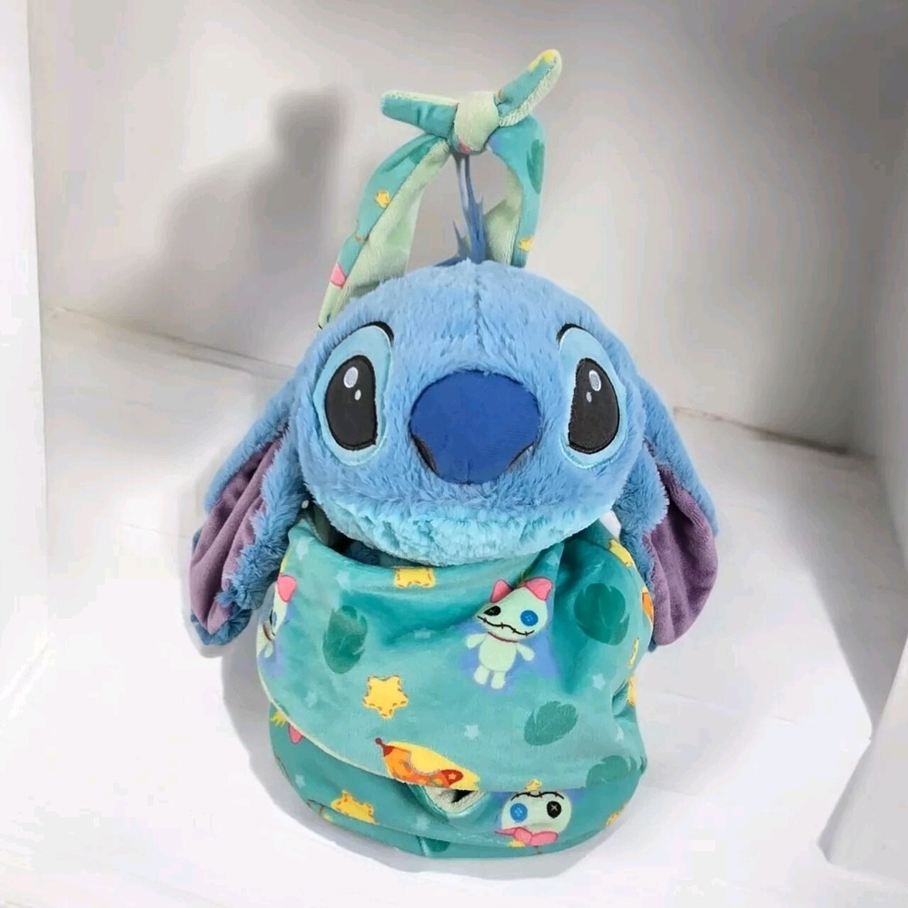 Disney Babies Lilo & Stitch Baby STITCH Plush Swaddle Blanket Pouch Stuffed Toy